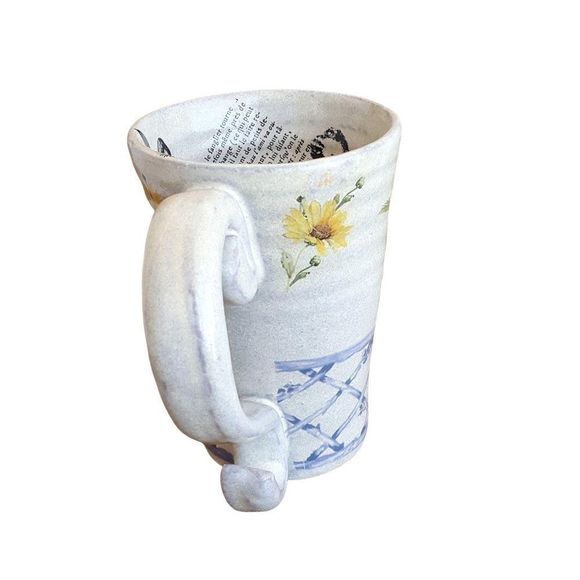 Large Handmade Mug, Ceramic Mug, Desk Organizer - Picture 6 of 8